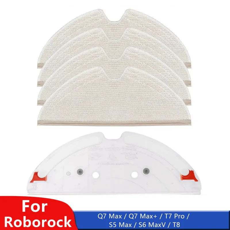 Fit For Roborock Q7 Max  / T7 Pro / S5 Max / S6 MaxV / T8 Mop Mount Holder Tray Rack Water Tank Accessory Parts