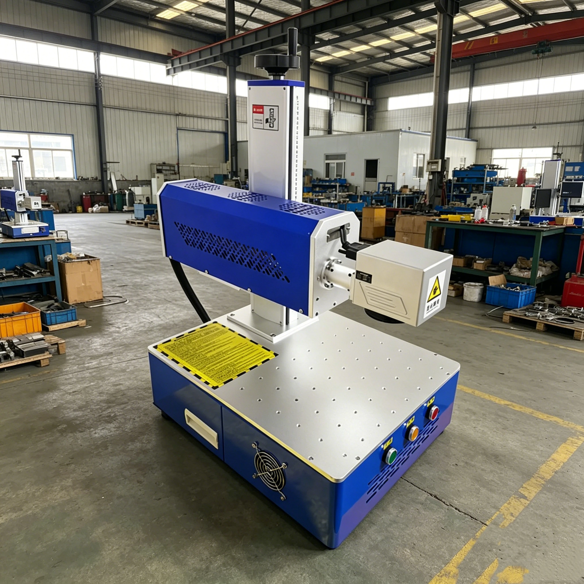 20W 30W 50W Portable CO2 Laser Marking Machine, Flying RF CO2 Laser Marker For Wood Leather Acrylic Engraving