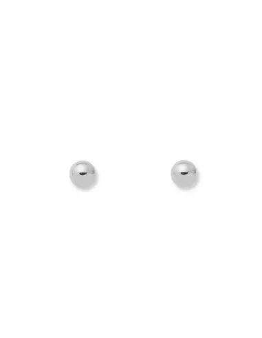 Earrings Bebe white gold 9k Ball 4 mm