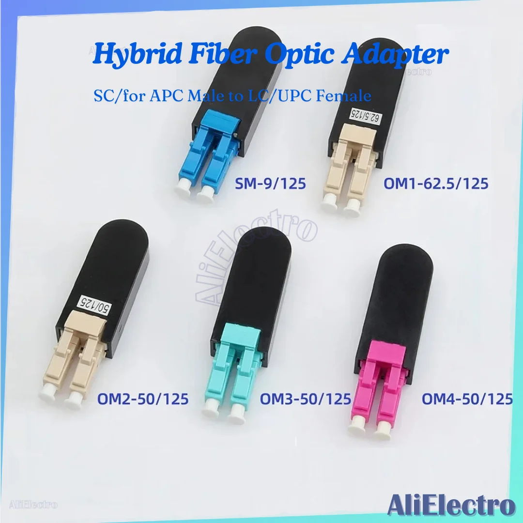 

Fiber Loop Back SC/UPC LC/UPC Fiber Optical Adapter Single Mode SM MM OM3 OM4 Double SC Optical Fiber Connector