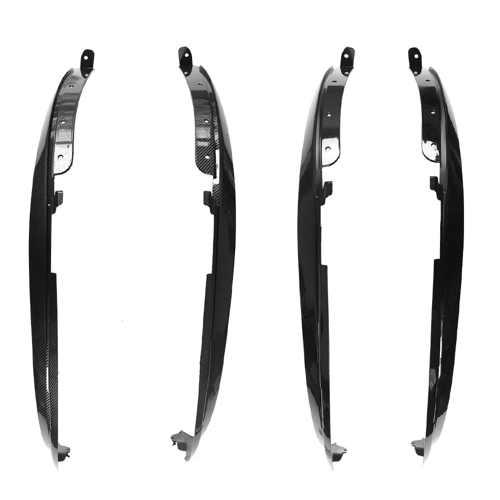 For Chevrolet Corvette C7 2014-2019 Carbon Look Front and Rear Fender Arches Wheel Trim Fender Arches Molding Flares
