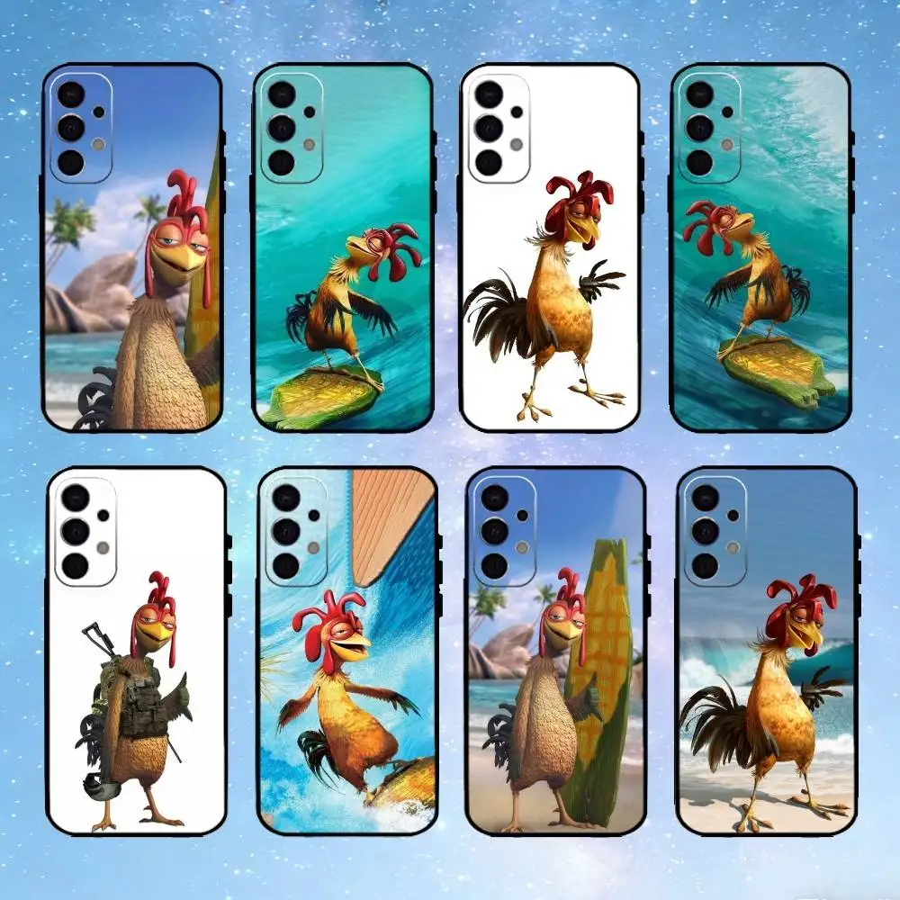 

C-Chicken J-Joe Surf Phone Case For Samsung S25,S24,S23,S22,S21,S20,Ultra,Plus,FE Black Soft Cover