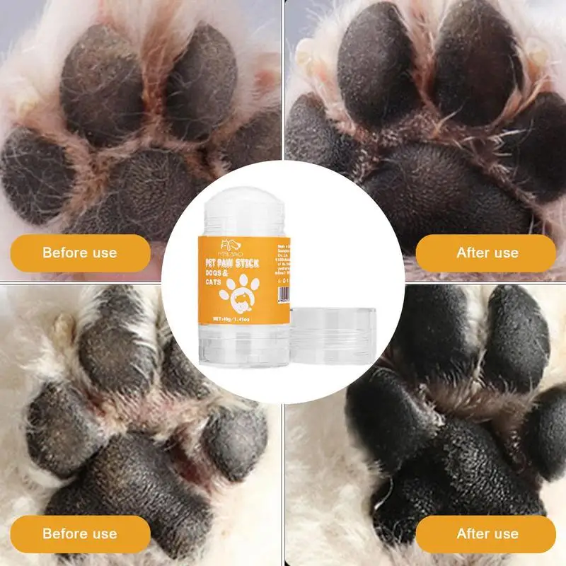 Pet Paw Balm Stick Natural Organic Healing Dry Cracked Paw Pad Care Cream For Cats Dogs Skin Soother Paw Protection Supplies