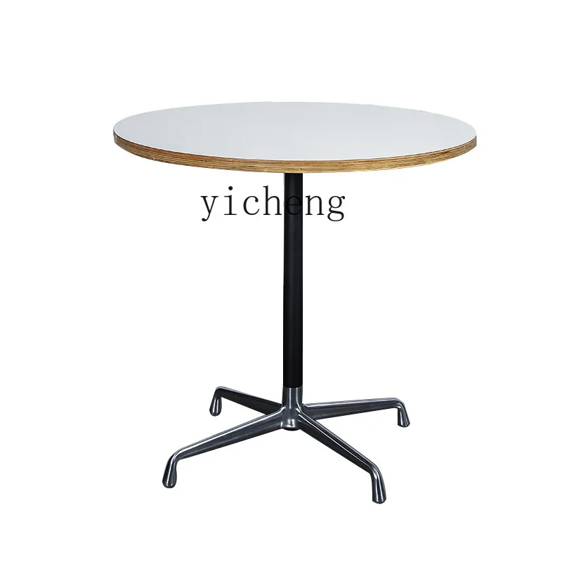 ZK Chinese Style Creative Dining Table Household Round Table Simple Outdoor Coffee Shop Conference Table