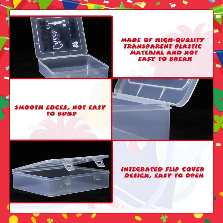 12 Stück große Cheer Bow Box aus Kunststoff für Cheer Team Gifts Case Bulk Senior 2026 Schärpe Geschenk für Team Cheerleader Haarschmuck Orga