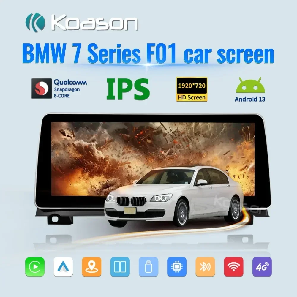 Koason Android Auto Touch Screen For BMW 7 Series F01 F02 Multimedia Center Car Video Player Intelligent All-In-One CarPlay GPS