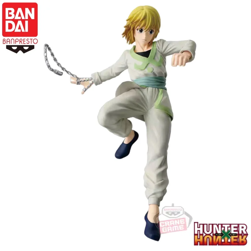 In Stock Original Bandai Banpresto Hunter Kurapika Action Figure Doll  Animation Peripherals Garage WY