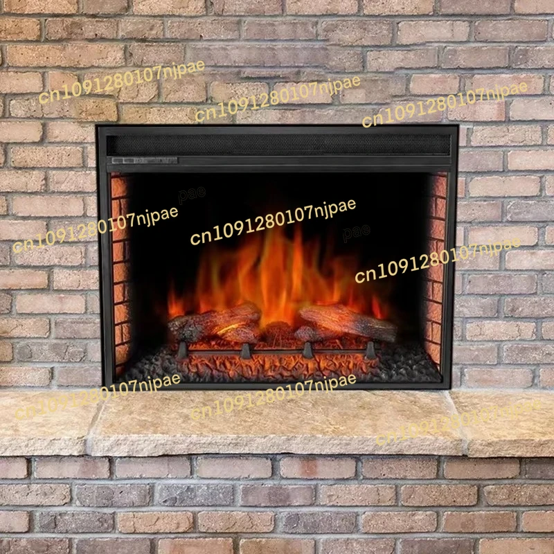 Riscaldatore da soggiorno europeo Decorazione della stanza a parete per la casa Camini decorativi con fiamma simulata Camino elettrico incorporato per hotel