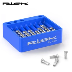 RISK Bike Bicycle Wheel Spoke Nipples Storage Box Holding Case Arrangement Tool