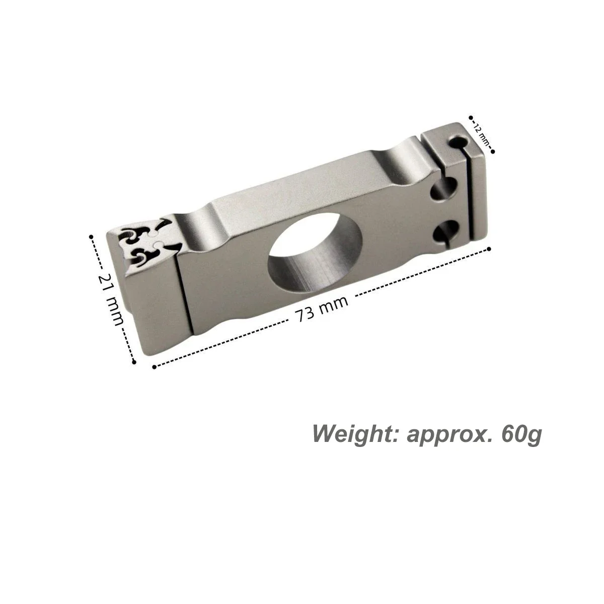 Titanium Alloy Simple Slingshot Finger Shooting Catapult Rapid Shooting Entertainment Suitable For a Variety Of Rubber Bands