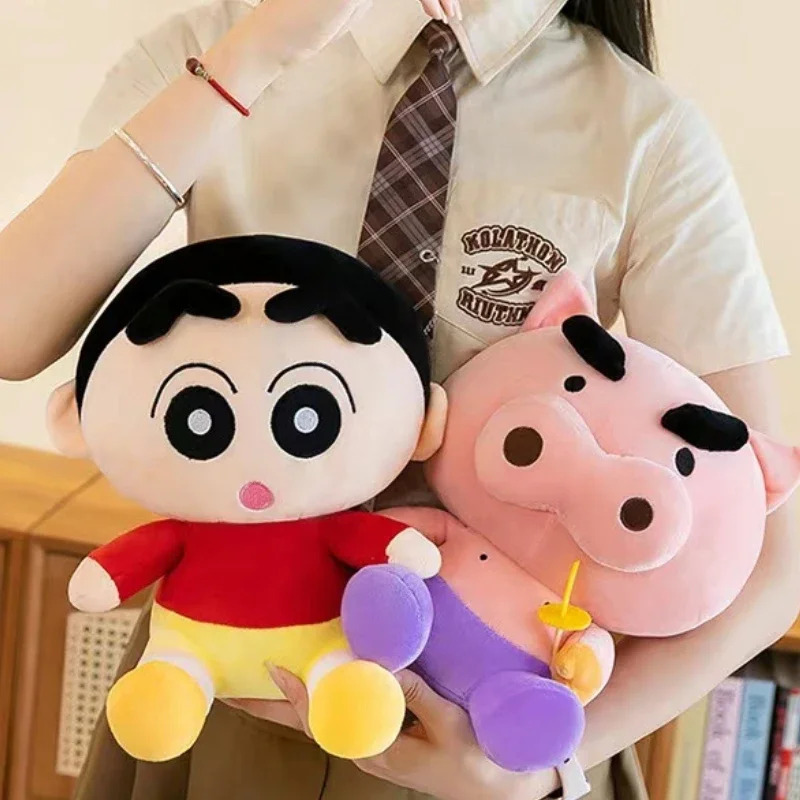 Leuk en grappig Crayon Shin-chan/Buriburizaemon knuffel schattig pop kussen zacht varken pop bank slaapkamer decoratie vakantie cadeau