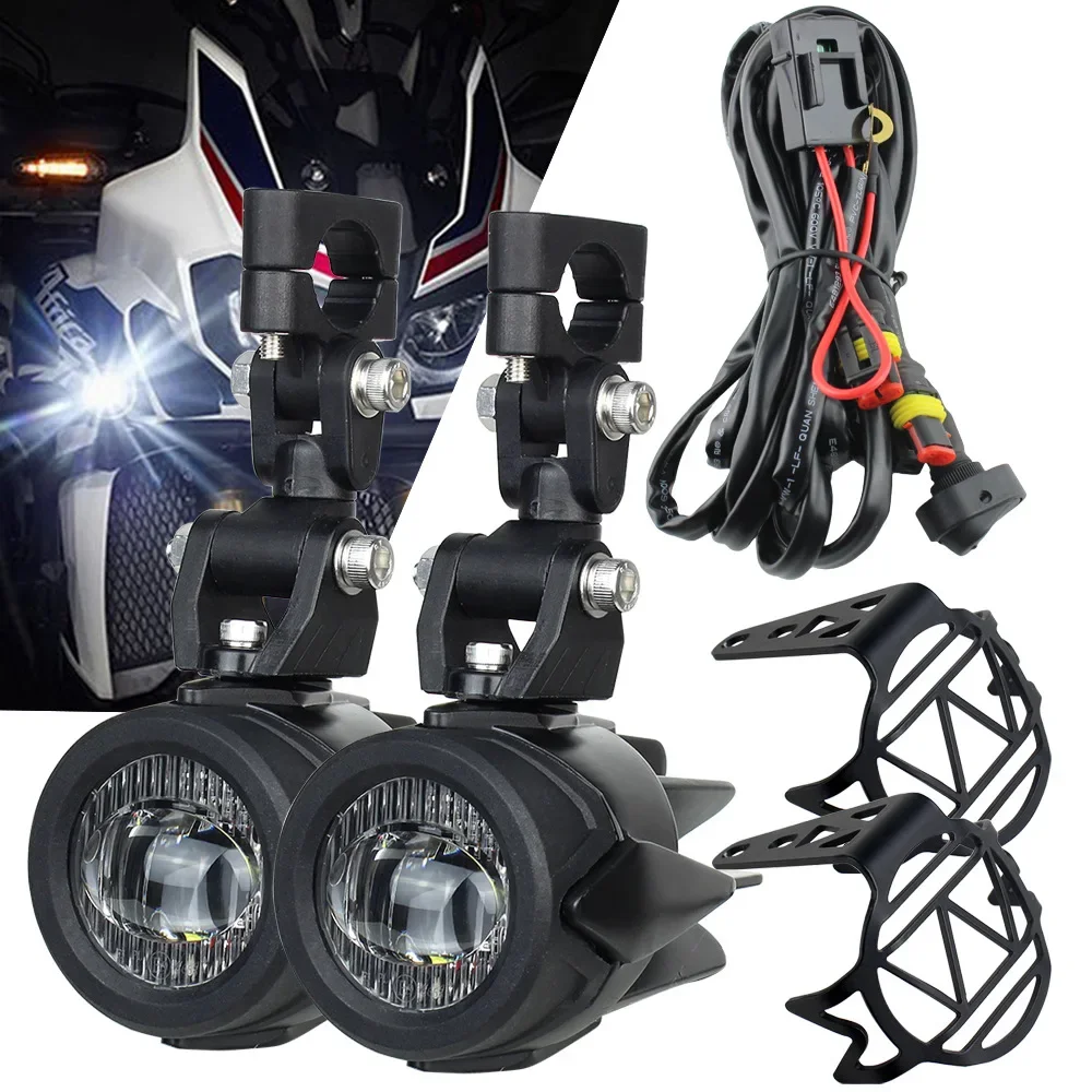 

Suitable for r1200gs f800 waterbird fog lights, auxiliary lights, motorcycle front spotlights, LED fog lights