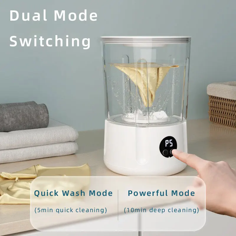 USB Charging Wireless Portable Laundry Cup,Mini Sock Washing Machine,Home Small Specialized Underwear Washer