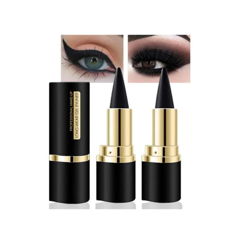 Miss Rose Black Long-Lasting Eye liner Pen Makeup 24-Hour Waterproof Gel Eye Shadow Eyeliner Pencil Kajal Eye Shimmer Cosmetics