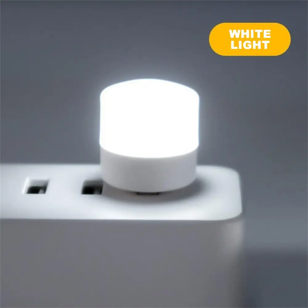 Desk Lamp Bulb Mini Led Usb Rechargeable Small Round Reading Night Light Desk Book Lights Power Bank Charging