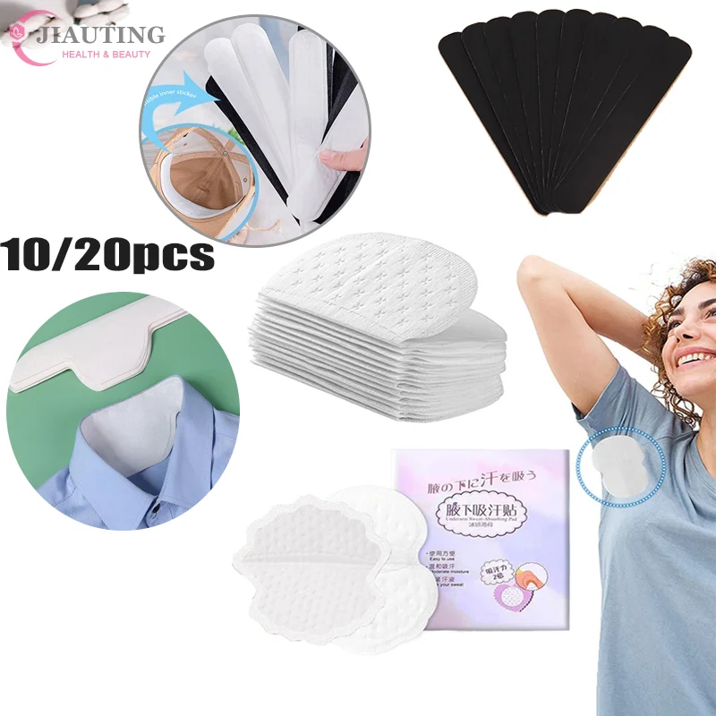 

10/20Pcs/pack Underarm Sweat Pads Absorb Liners Minty Underarm Gasket From Sweat Armpit Stickers Anti Deodorant Pads For Clothes