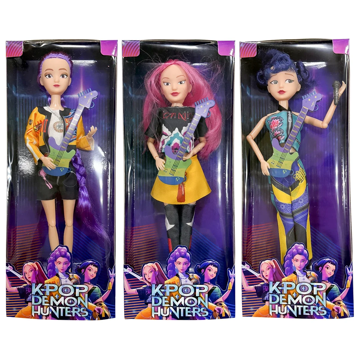 

NEW Doll Toys Kpop Demon Hunters Action Figure Toy Rumi Mira Zoey Beautiful Princess Baby Girl Dolls Plastic DIY Toy for Girls