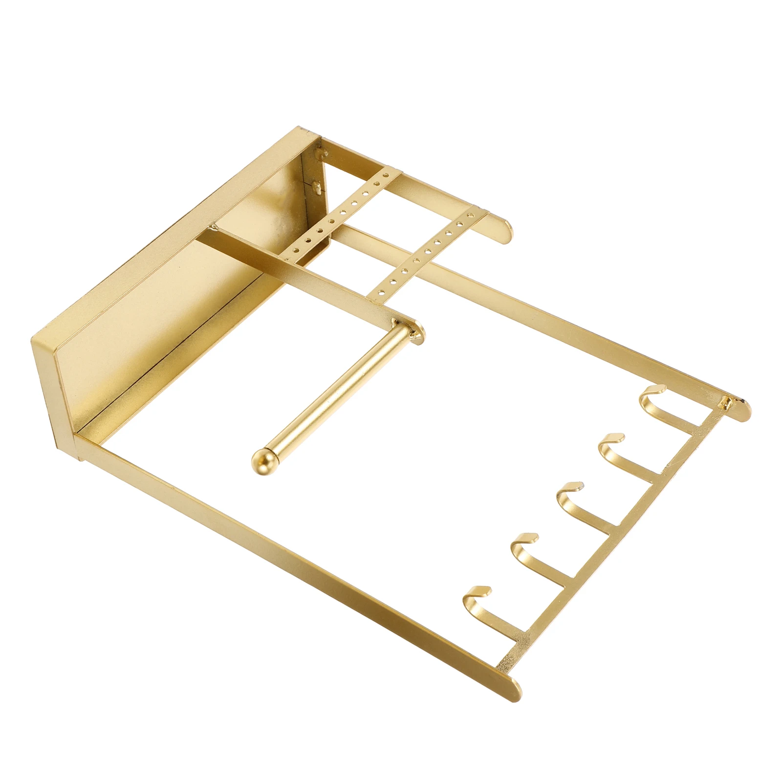

Jewelry Display Stand Necklace Holder Earring Organizer Bracelet Rack Stand Decorative Iron Material Space Saving