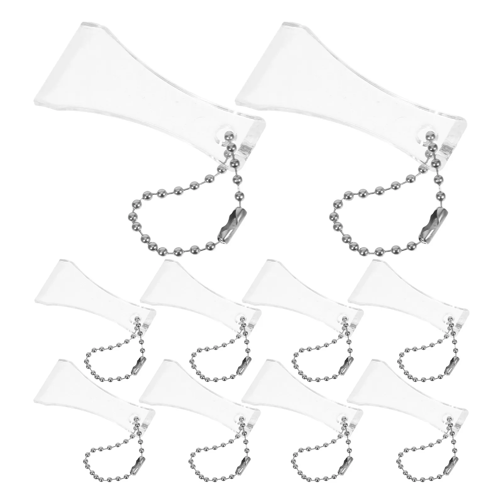 

20Pcs Plastic Lotto Scratch Off Scratcher Keyring Tool Scoop Shape Ticket Scraper for Scratch Board Games tickets Prize