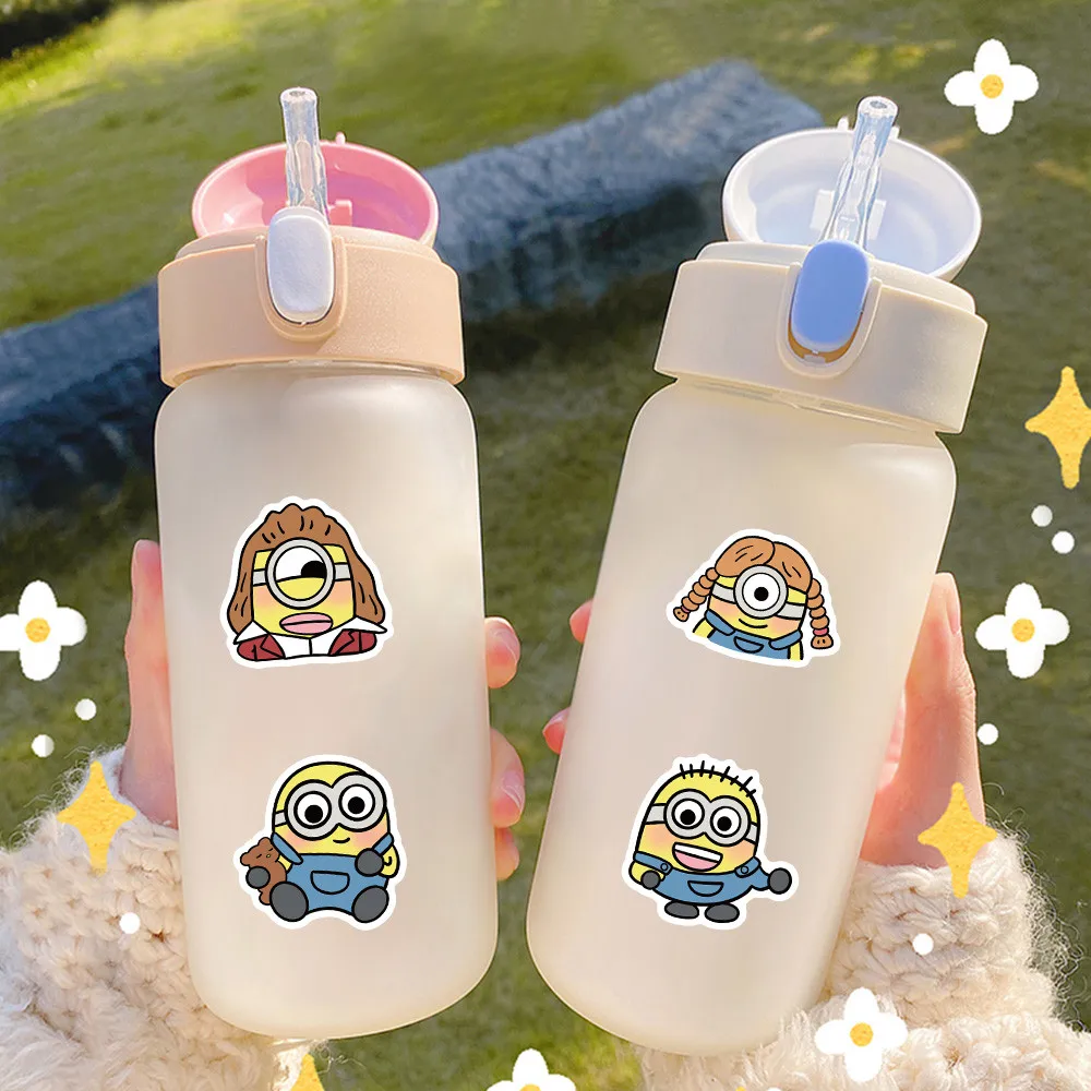 مجموعة ملصقات مينيونز مكونة من 102 قطعة - ديكور كرتوني لطيف للمجلة والكمبيوتر المحمول ومحبي الحقير