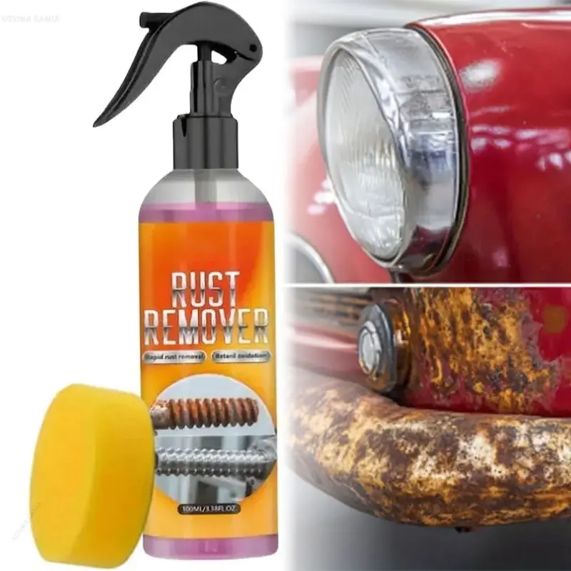 Auto Brake Pad Rust Cleaning Agent Car Repair Tool Removal Car Wheel Hub Cleaner Rust Removal Spray Powerful Iron Powder Remover