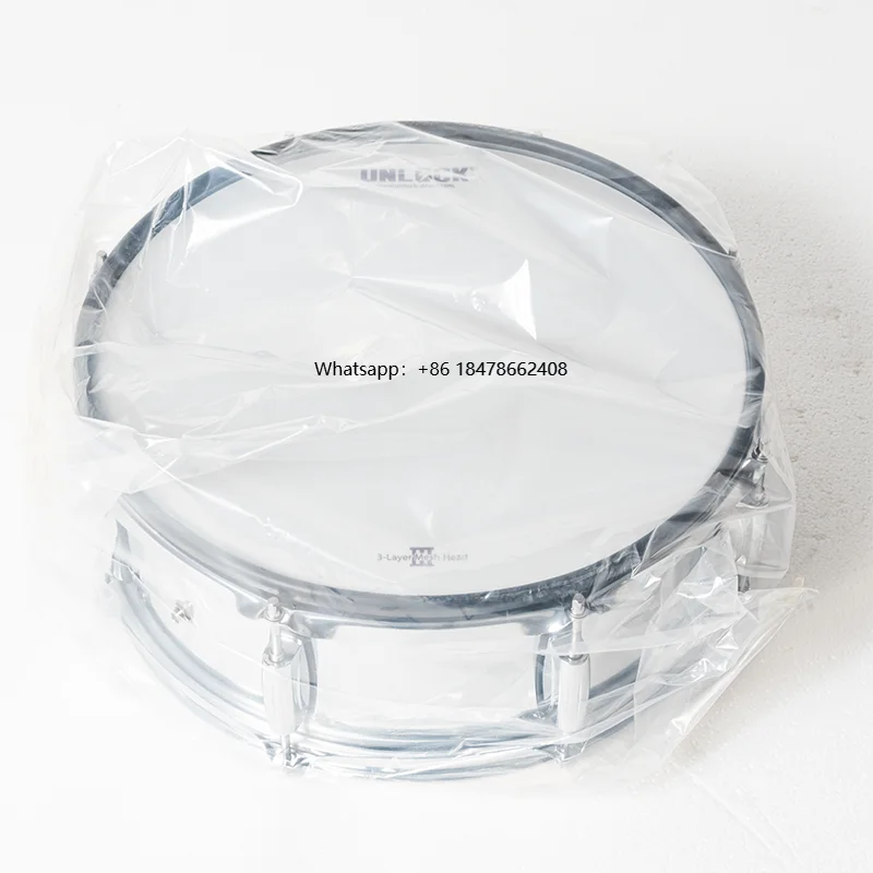 

Portable 14" Steel Electronic Snare Drum Triple-Trigger Precision Roland/ Compatible UNLOCK Brand 10kg OEM/ODM Musical
