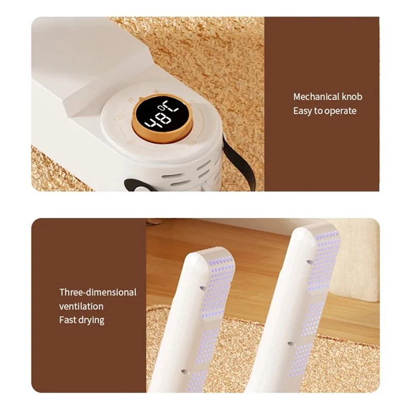 ABKR-1 PCS Электрическая сушилка для обуви УФ-сушилка для обуви Быстросохнущая сушилка для обуви Дезодоратор для обуви Устраняет запах Вилка европейского стандарта AC22