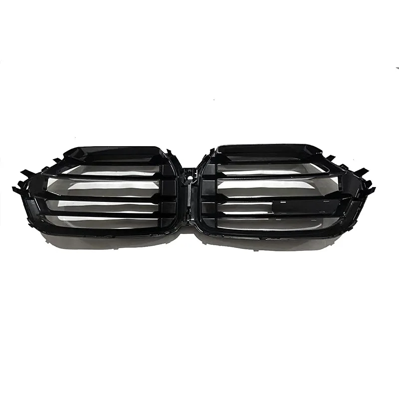 For BMW X6 G06 2019-2024 X5M F95 X6M F96 M60i M50D XDrive30d xDrive30i 40i Car Front Racing Grills Glossy Black Body Kit