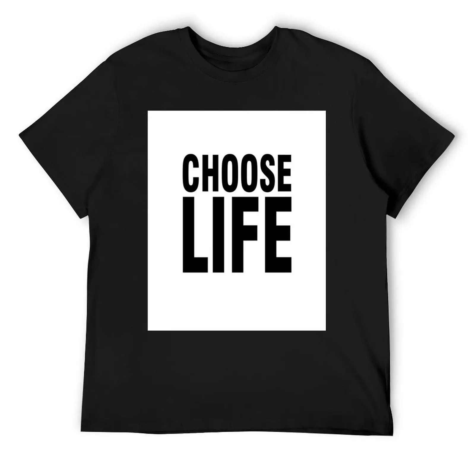 

WHAM Choose Life George Michael Choose Life T-Shirt Tribute Tees T-Shirt anime t shirts heavyweights workout shirts for men