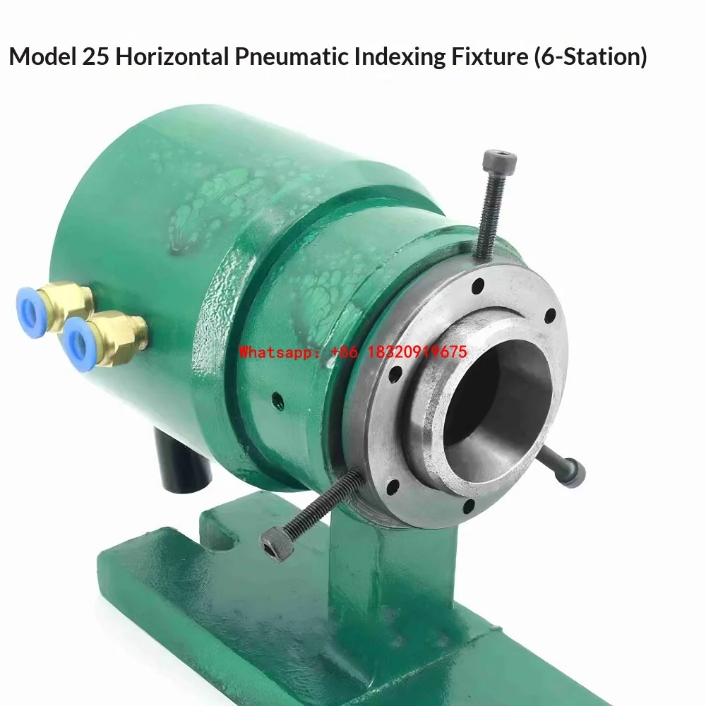 Cyclmotion CNC Horizontal pneumatic chuck holder indexing head quick clamping device drilling milling machines type 15/20/25