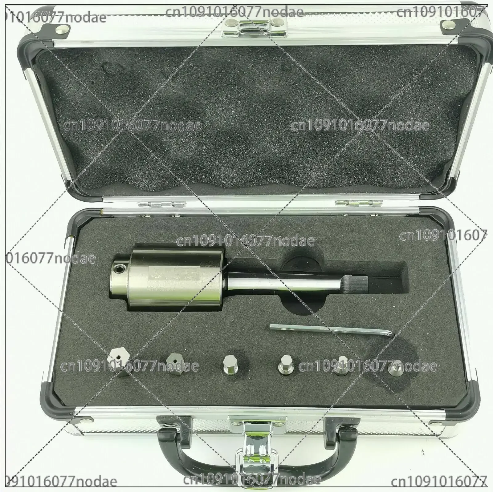 

6 Heads Rotary Hexagon Hole Broach Tool Kit KC-CX08P3 with Morse 3# Holder
