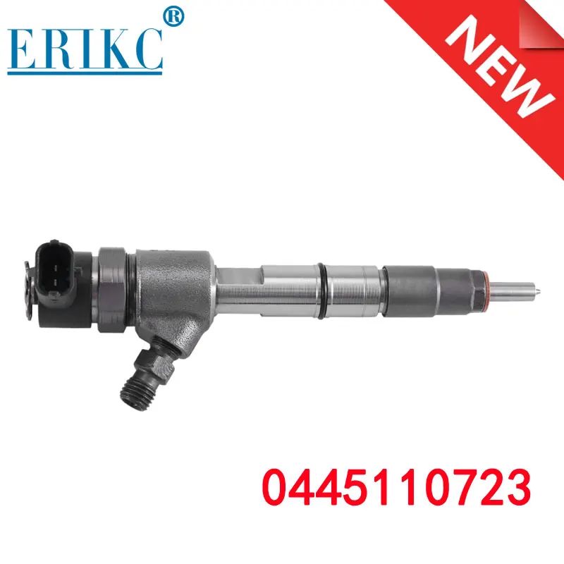 

ERIKC 0 445 110 723 Common Rail Fuel Truck Injector 0445110723 Oil Pump Injector 0445 110 723 with Nozzle Part DLLA151P2504