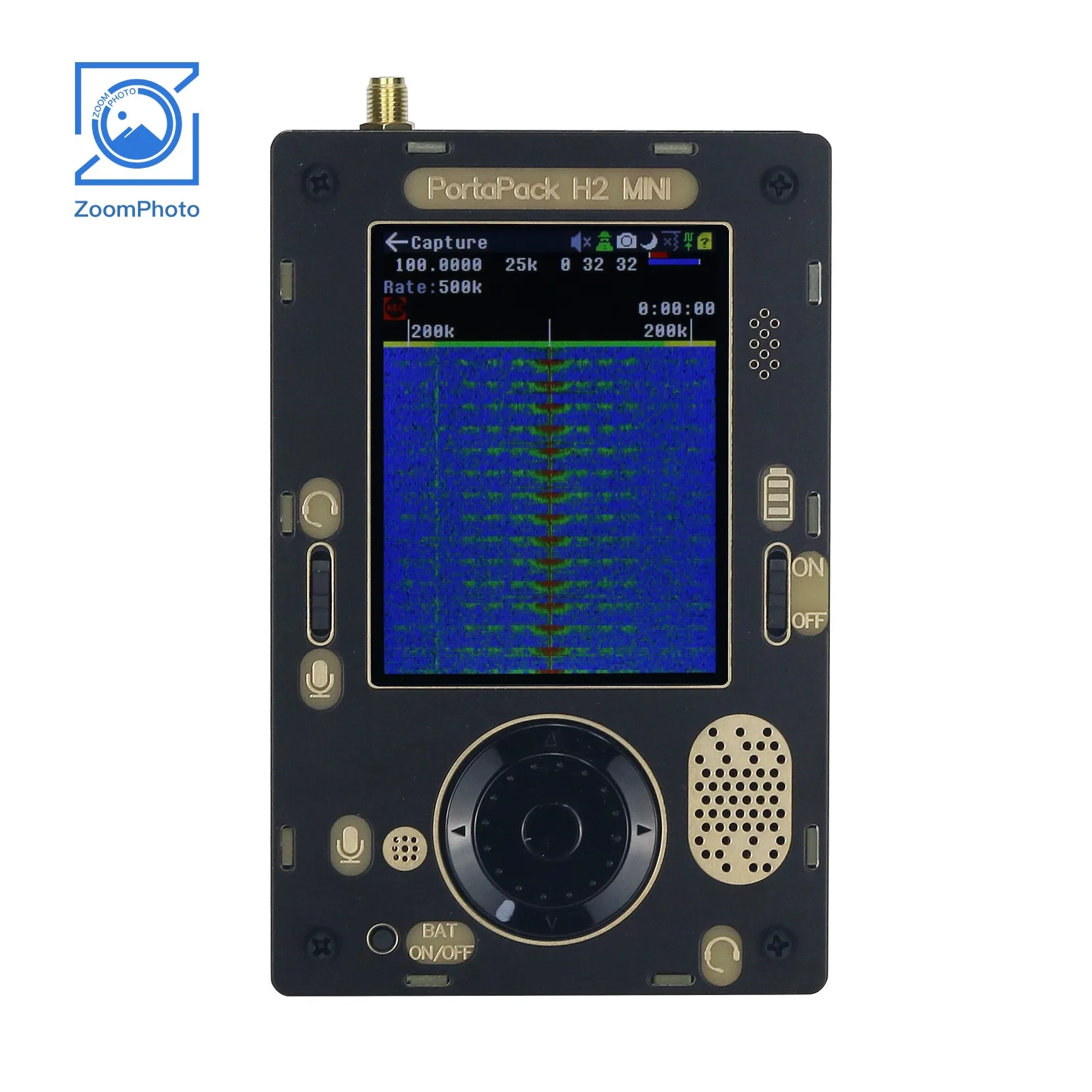 Portapack H2 Mini + HackRF One R9 V2.0.0 SDR 라디오 리시버, 5 개의 안테나 및 신호 증폭기 포함