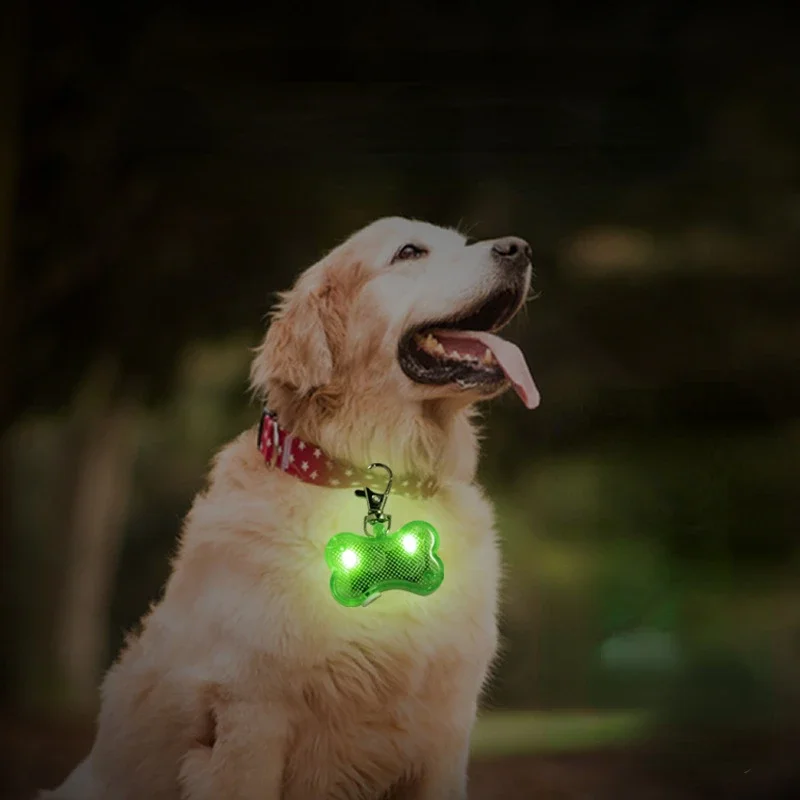 Night Glow Pendant for Dogs Safety Pet Luminous Bright Decor Dogs Spotlight Light Waterproof Running Lights Dog Accessories