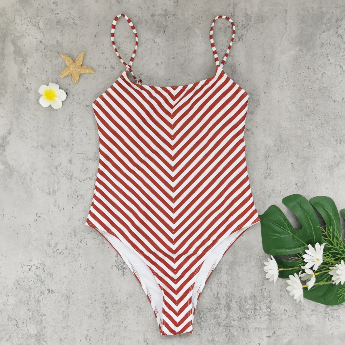 Printed Swimsuit Women Sexy Bikini Striped Print Swimsuit Paired  One Piece Swimwear Beachwear 2026 New Bathing Suit Triangle