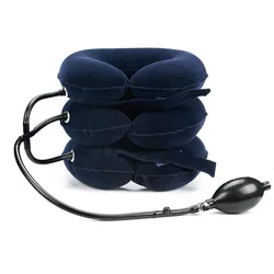 Air Cervical Traction Neck Stretcher Inflatable Neck Massage Support Cushion Devices Orthopedic Pillow Collar Pain Relief