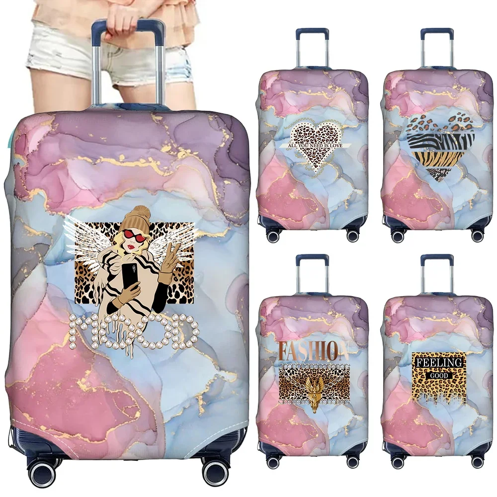 

Luggage Cover Stretch Fabric Suitcase Protector case Leopard series Pull Rod Baggage Dust Case Covers for18-32 Inch Suitcase