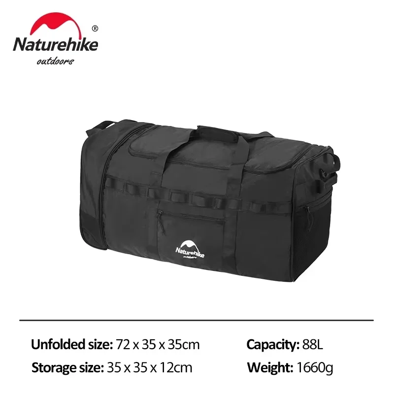 Naturehike Bag XS03 Foldable Trolley Bag Outdoor Travel Bag High