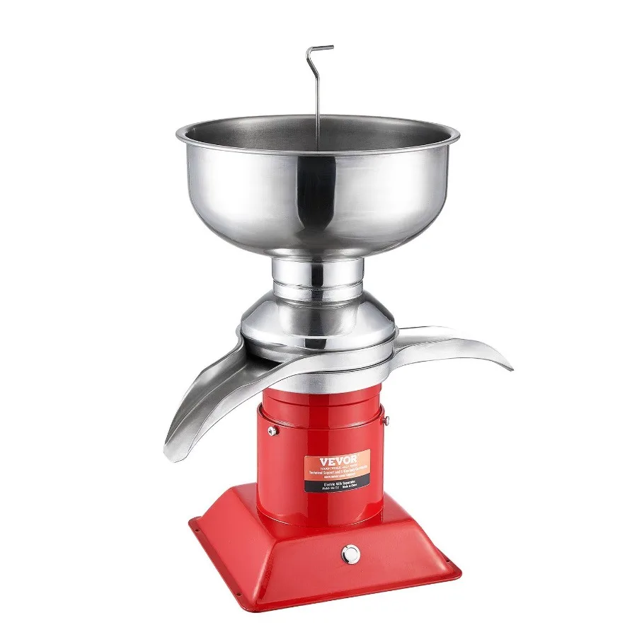 

Milk Cream Centrifugal Separator 304 Stainless Steel Electric Cream Separators 100L H Output 10500RPM Goat Milk Separator 30W