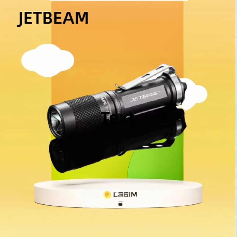 JETBeam JET-I MK G2 LED مصباح يدوي صغير 480 لومن سلسلة مفاتيح محمولة مقاومة للماء مناسبة للدوريات، وواقي السواحل، والاستكشاف #1