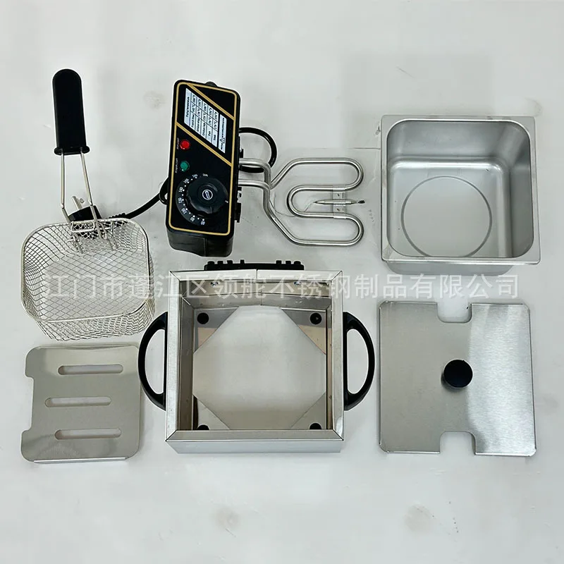 Commercial 2L Single Tank Electric Deep Fryer Stainless Steel Snack Frying Machine - view 4