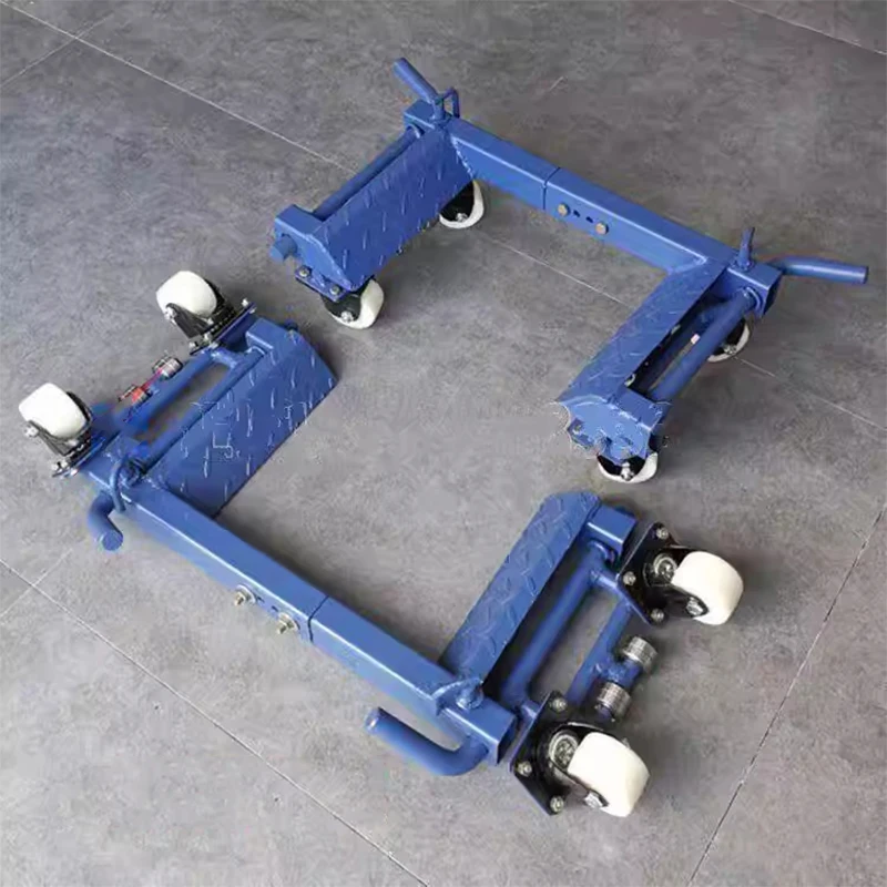Portable Car Lifter Wheeled Transport Jack 4-Wheel Alignment Lever-Style Car Transport Cart Portable Car Tire Skid Transport Too