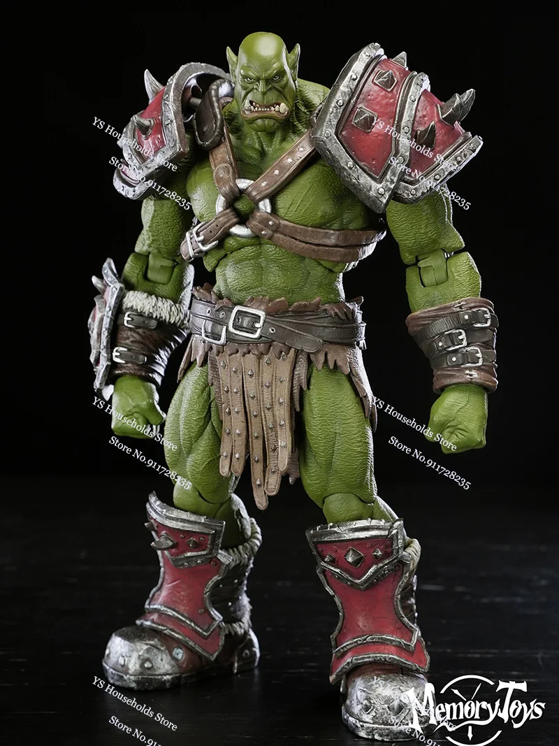 Memory Toys 1/12 Green Orc Mercenary Captain Kagas Movable Action Figure Adventure Game Original Delicate 6