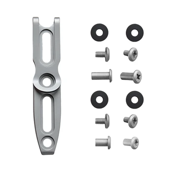 Tonife Stainless Steel Holster Clips K Sheath Waist Clip Accessories Knife Sheath Back Clip Scabbard Carrying Pocket Clip