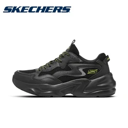 Skechers Men Chunky Shoes Men's Casual Lace Up Sneakers Lightweight Breathable Outdoor Platform Flats Shoes Tenis Masculino 2024