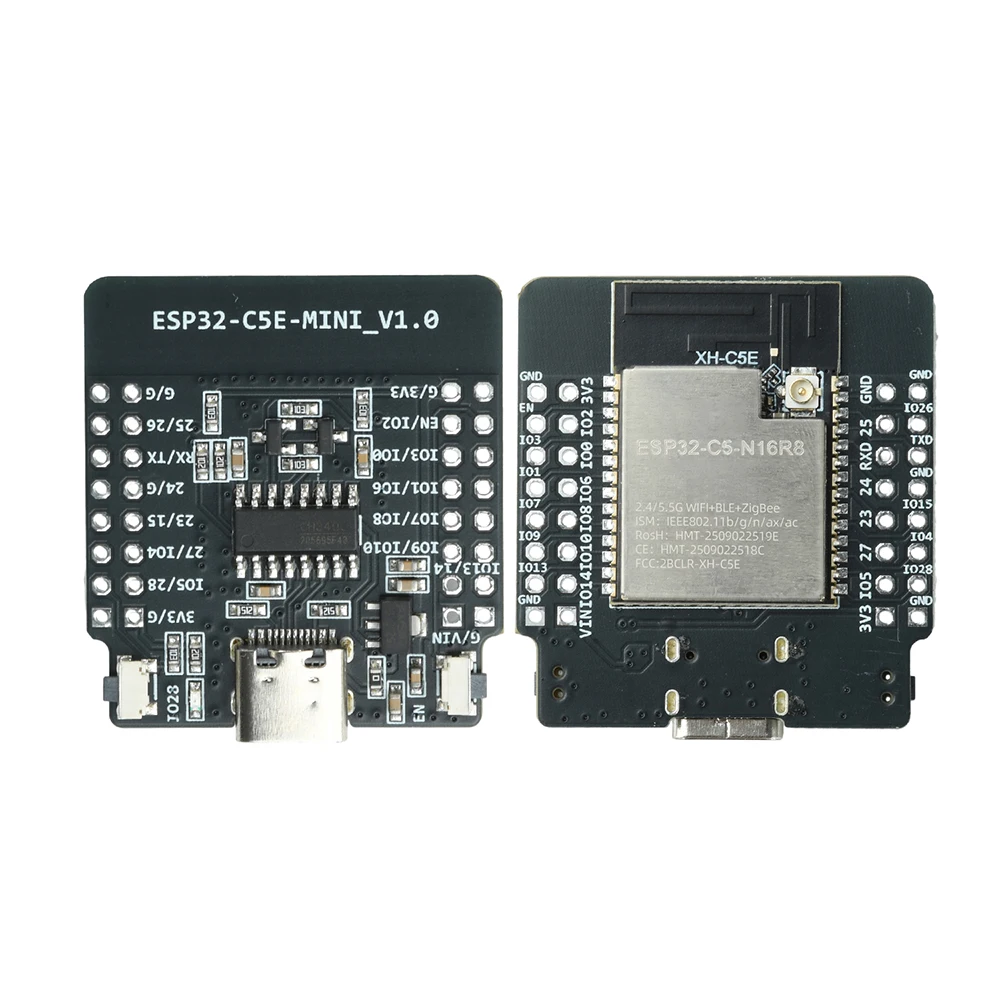 ESP32-C5-N16R8 MINI Core Development Board, Wi-Fi 6 and Bluetooth IoT development board, supports external antenna, Type-C port