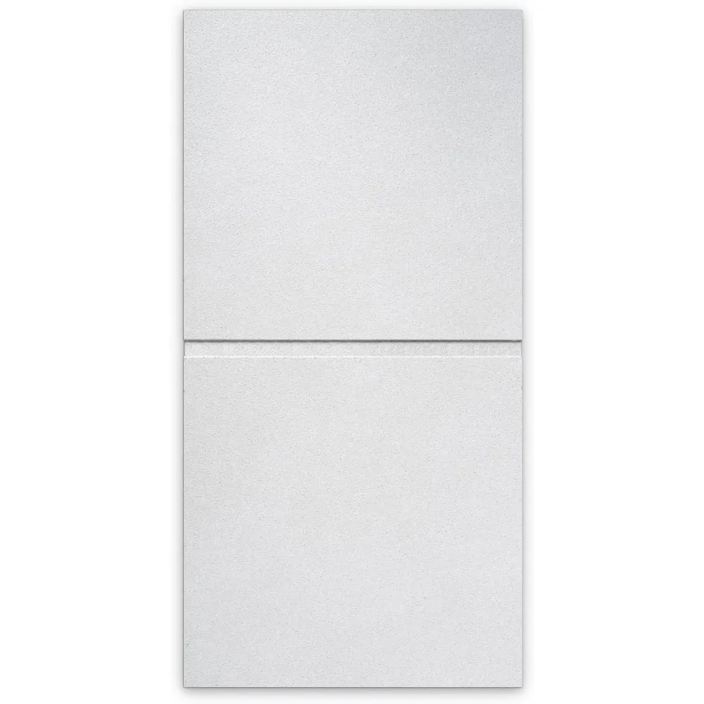 2x4 天井タイル - 10枚入り ホワイト; 吊り天井グリッド用吸音天井; デューン セカンドルック 2712