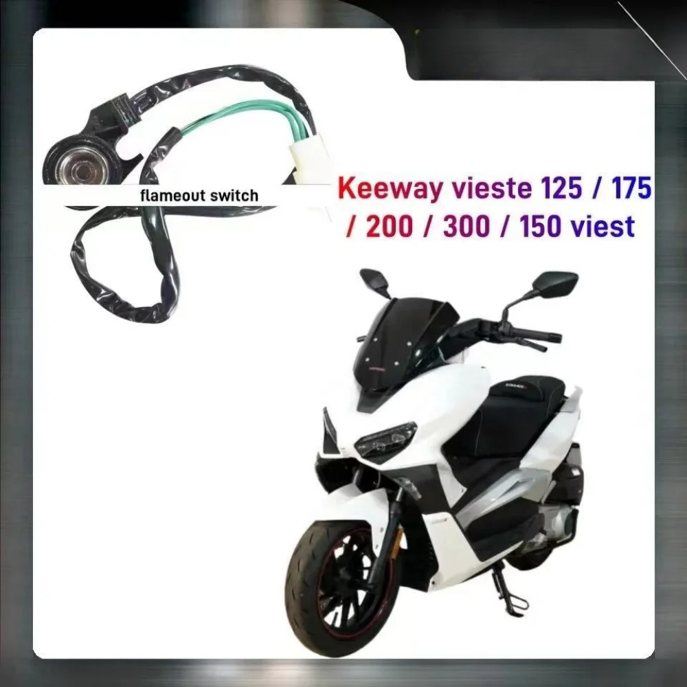 Commutateur de flamme de moto, adapté pour Keeway Vieste 125, 125, 175, 200, 300, tout neuf