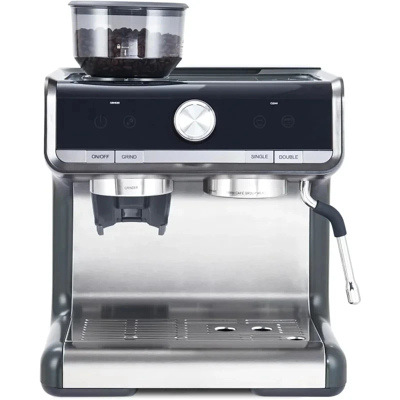 Espresso Coffee Maker with Milk Frother Steam Wand Semi-Automatic Coffee Machine for Latte Fast Heating