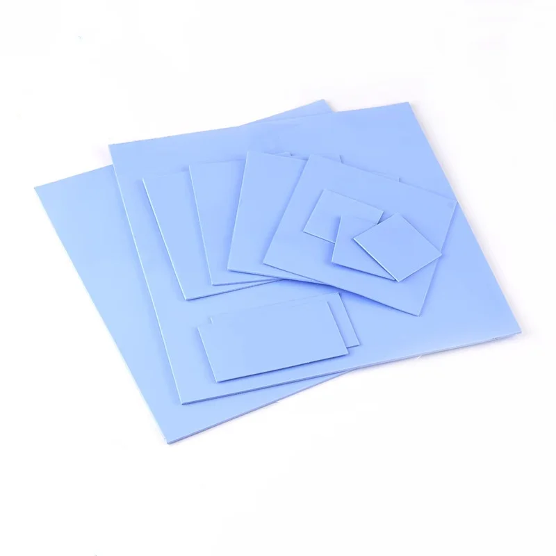 0.5/1mm 100x100mm Silicone Thermal Pad Sheet Computer PC CPU Graphics Chip Heat Sink Heatsink Cooling Conductive Sellotape